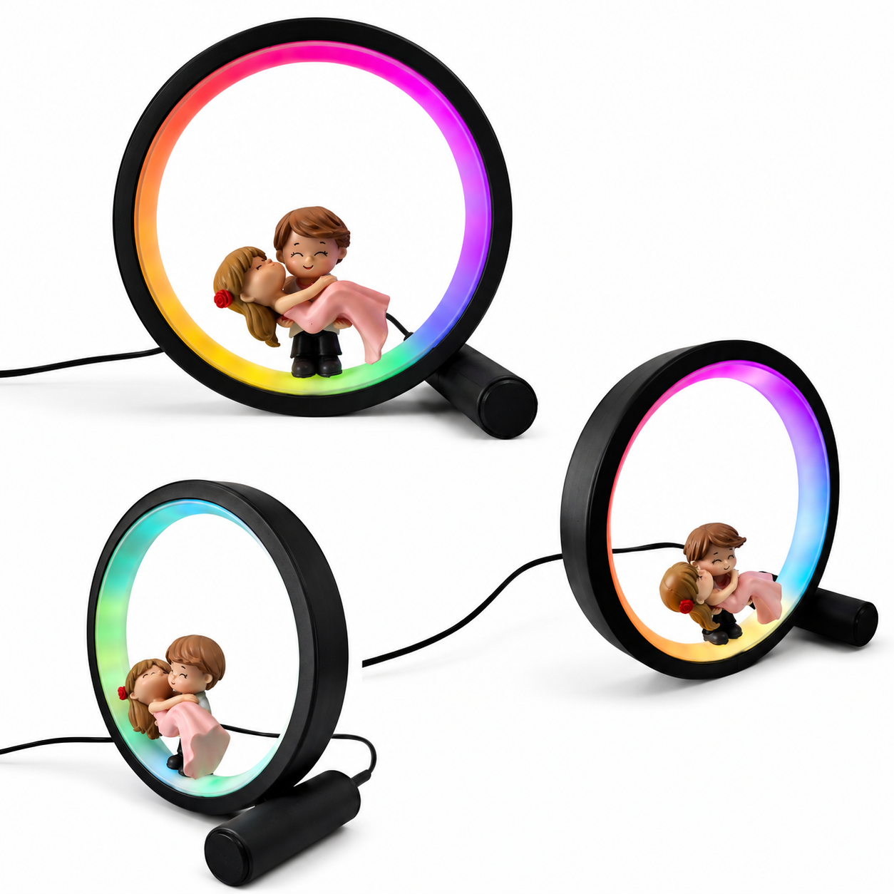 RGB Ring Light Décor — 3D printed household